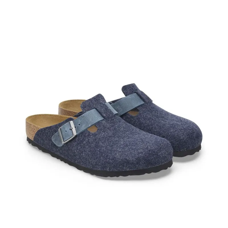 Birkenstock Boston EVA Abrasion-Resistant Wrap-toe Slippers Unisex Midnight Blue Narrow Fit-2