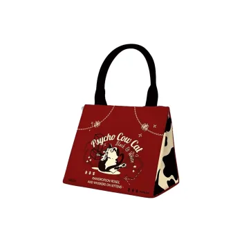 AOSONG Suede Tech Fabric Handbag Unisex Red