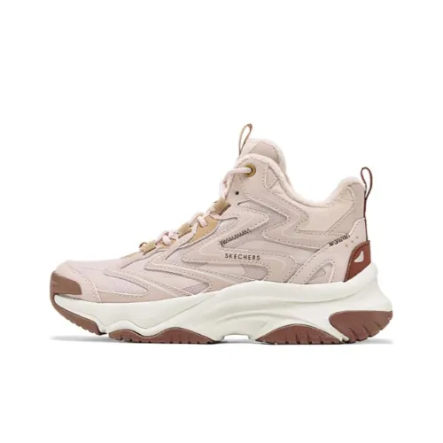 Skechers Anti-Slip Wear-Resistant Mid-Top Casual Shoes Women's Brown