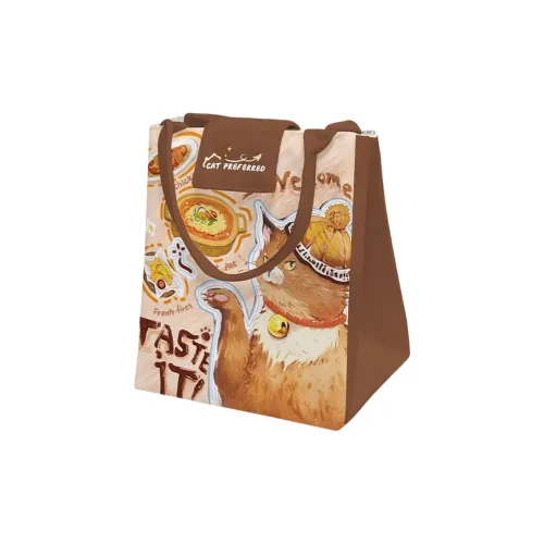 AOSONG Suede Tech Fabric Handbag Unisex Brown