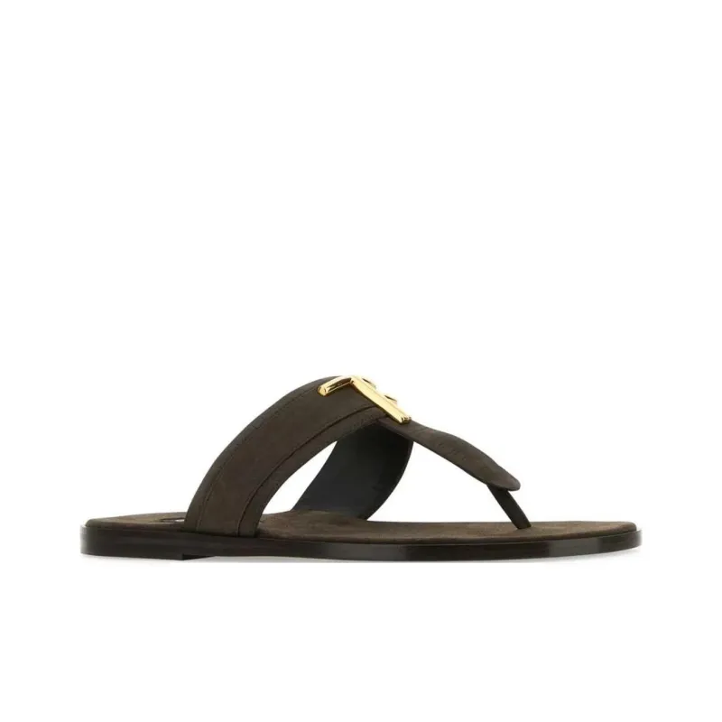TOM FORD Flip Flops Men's Brown-2