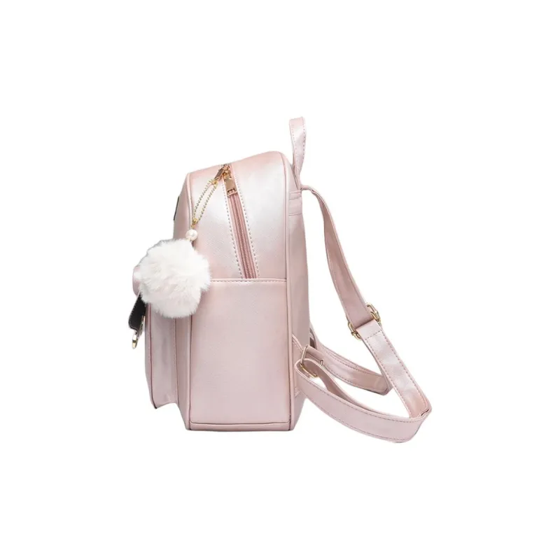 Weymond Artificial Leather Backpack Regular Women's Multicolor-12