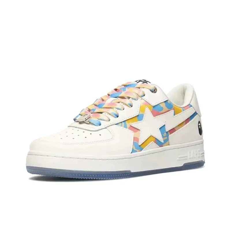 A BATHING APE STA Low Top Skateboard Shoes Unisex City Limited-10