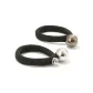 Rhinestone Pearl Hair Tie[Mirror Finish 2 Pack]
