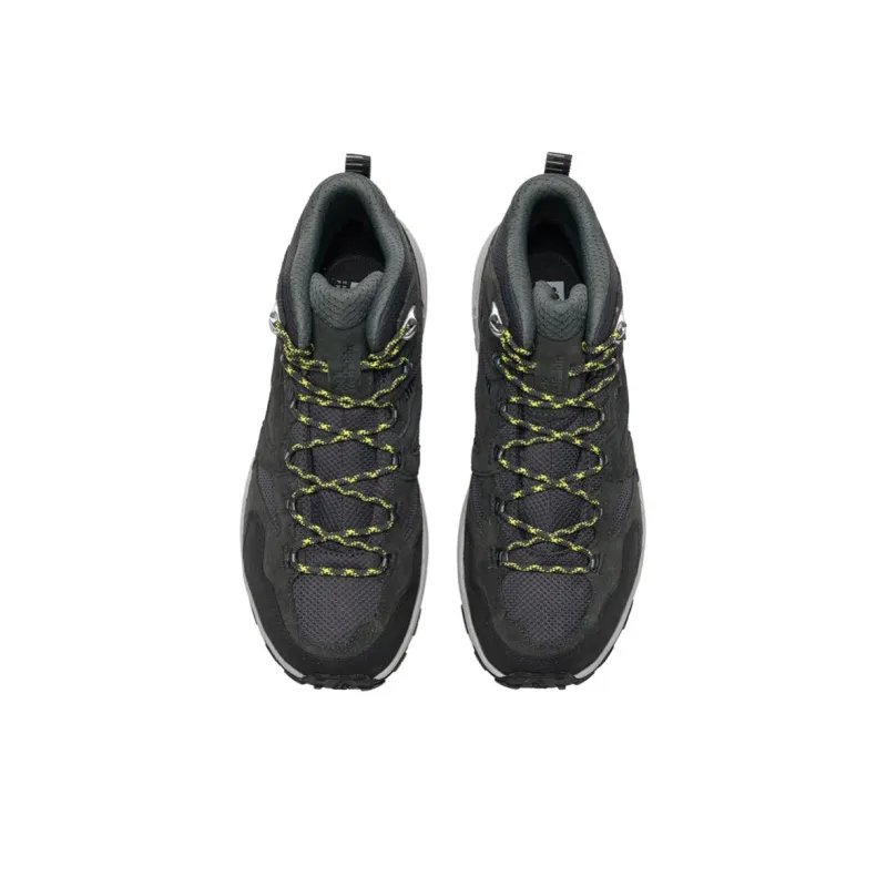 Jack Wolfskin Wear resistant And Lightweight Mid Top Trekking Shoes Men's Black-1