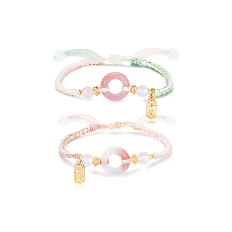 Shiban Agate Jade Bracelets Unisex-0