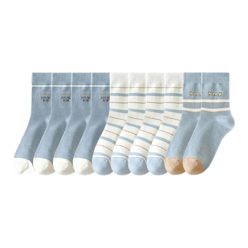 Lan Miao Mid Calf Socks Women's 10 Pack-1