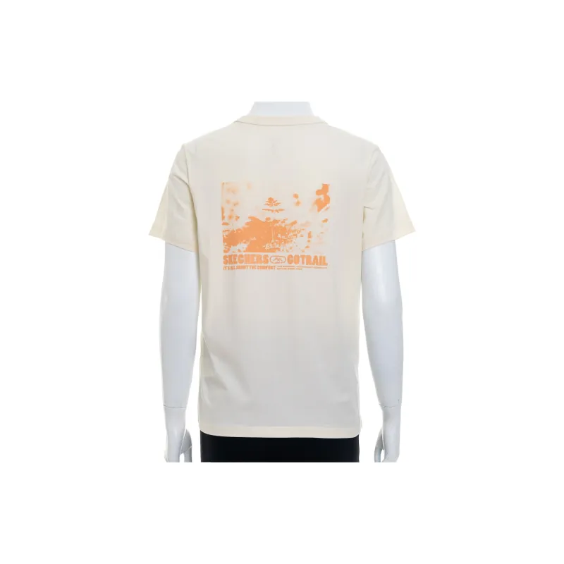 Skechers Sportlife T Shirt Women's Cream Ecru-4