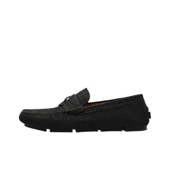 VERSACE Loafers Men Black