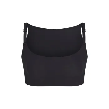 SKIMS FW24 FITS EVERYBODY BACK SMOOTHING SCOOP BRALETTE Bra Women's 1 Pack ONYX/Onyx