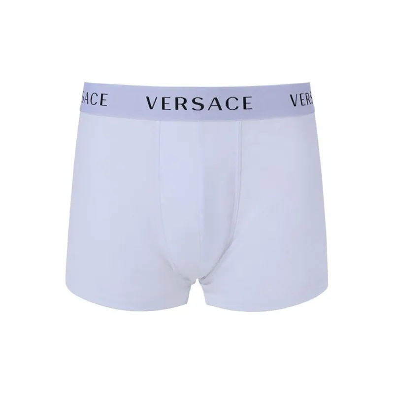VERSACE Logo Trunks Bi Pack 'White/Blue'-1
