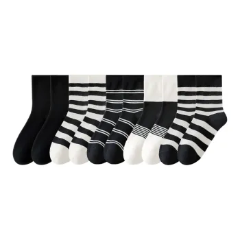 Lan Miao Mid Calf Socks Women's 10 Pack