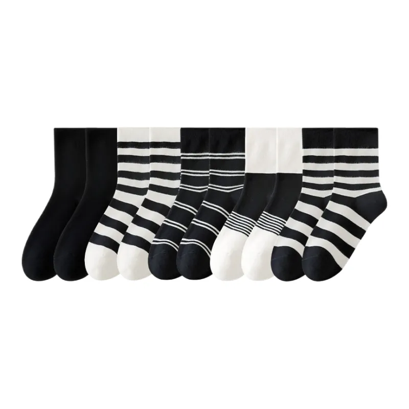 Lan Miao Mid Calf Socks Women's 10 Pack-0