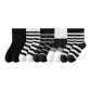2 Black+2 White Wide Stripes+2 Black Pinstripe+2 White & Black+2 Black Wide Stripes