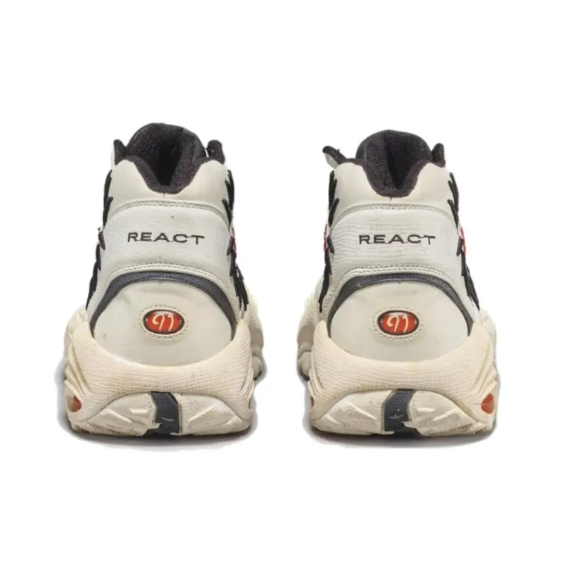 Converse All Star Anti Slip Wear Resistant High Top Basketball Shoes Unisex White-4
