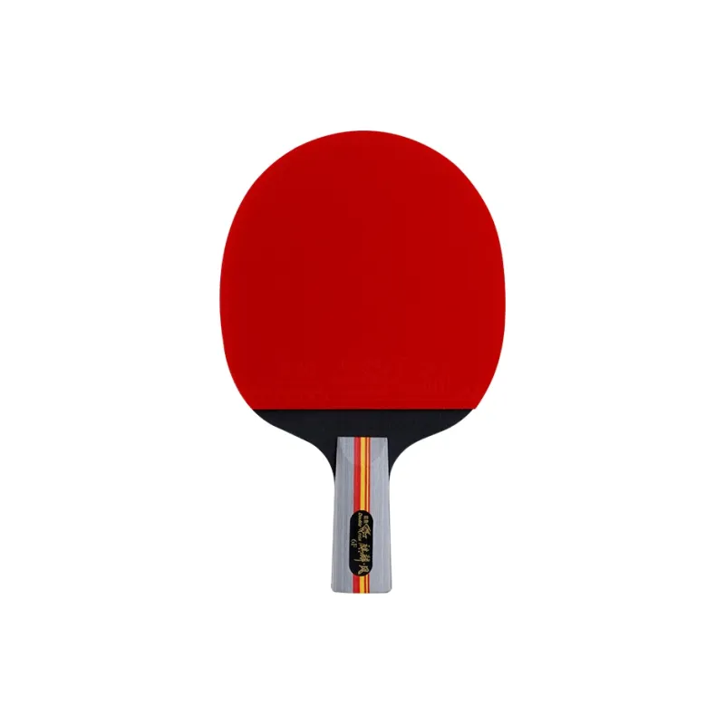 DOUBLEFISH Ping Pong Paddles Unisex All Wood Red Black-3