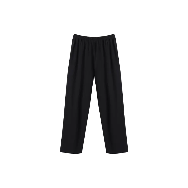 OUSHIBO Pajama Pants Men's Black-0