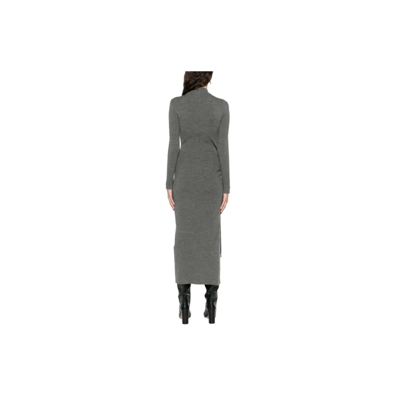 MICHAEL KORS FW24 Long Sleeved Dresses Women's Medium Gray-2