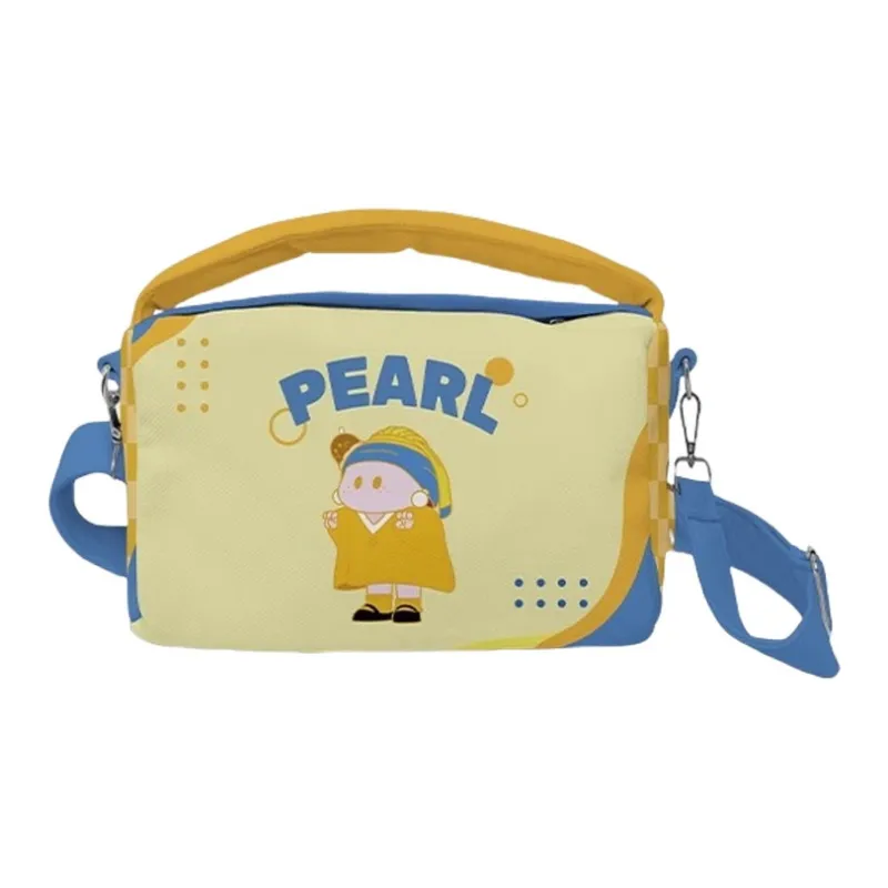 AOSONG Suede Tech Fabric Small Square Bag Handbag Shoulder Bag Crossbody Bag Women's Pearl Earrings-0