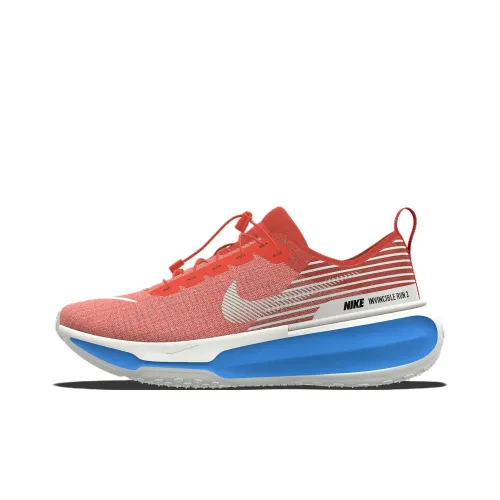 Nike Invincible 3 Slip Resistant Low Top Running Shoes Women's Red