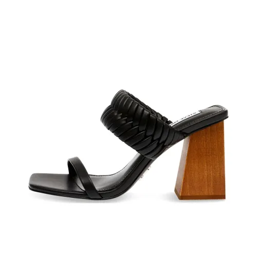 STEVE MADDEN Strap Sandals 10cm Women's Black
