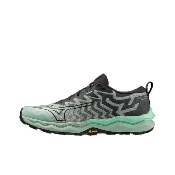 Mizuno Wave Daichi 8 Trail Anti-Slip Wear-Resistant Low-Top Running Shoes Men's Gray Green