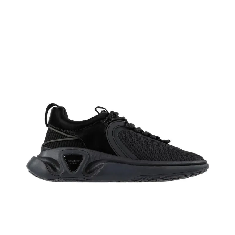 BALMAIN B Runner Wear Resistant Low Top Casual Shoes Men's Black-1