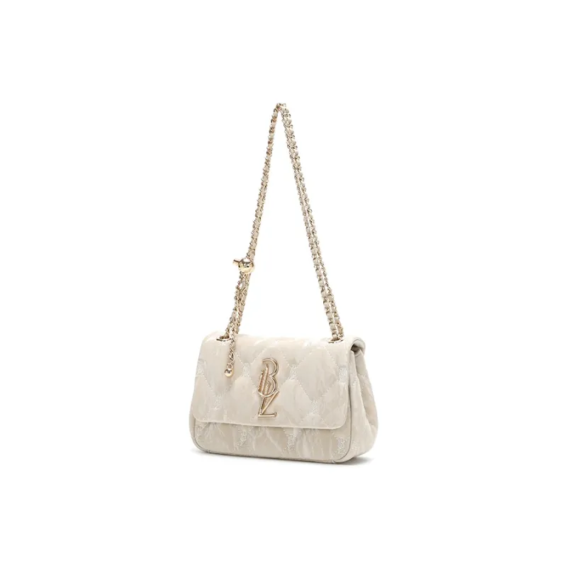 BETTINA VIVIAN PU Shoulder Bag Crossbody Bag Regular Women's Beige Apricot-1