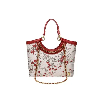 PAYOT Artificial Leather Wedding Handbag Shoulder Bag Regular Women's Burgundy