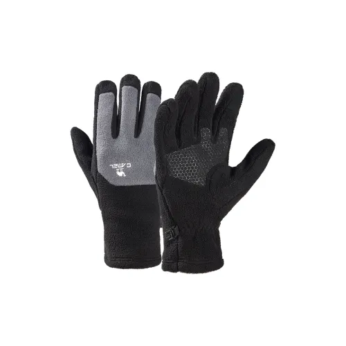 CAMEL Polyester Knit Gloves Unisex
