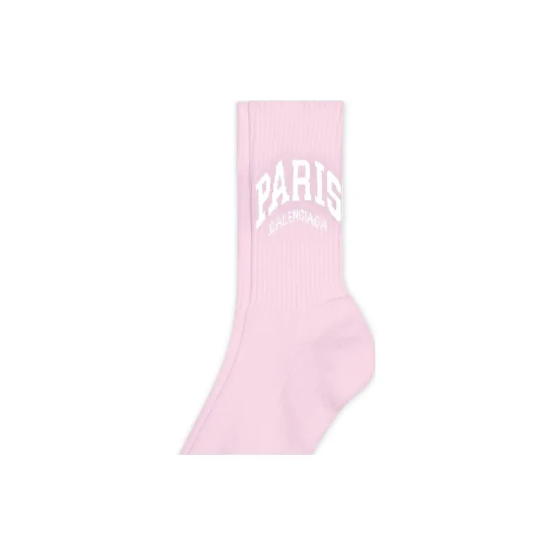 Balenciaga SS23 Knee-High Socks Regular Fit Women's 1 Pack Pink-1