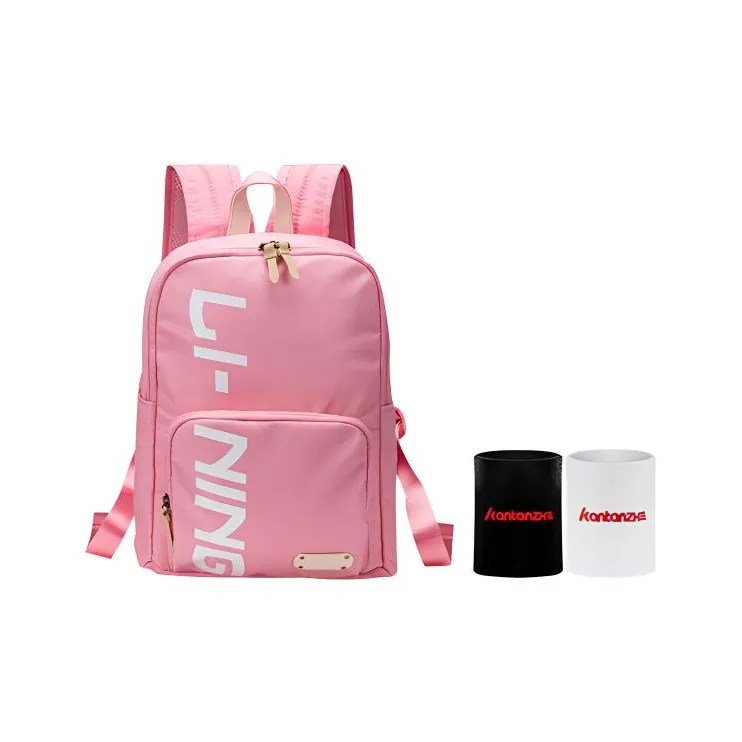 LiNing Polyamide Backpack Regular Unisex Pink-0