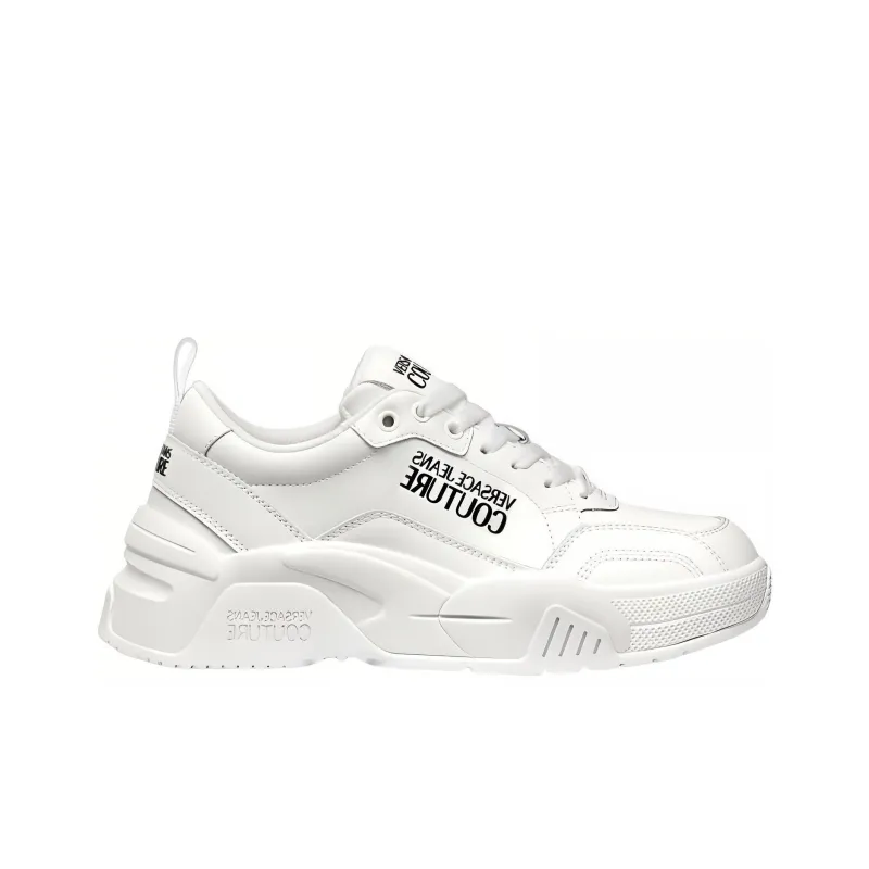 VERSACE JEANS Stargaze Cushioning Low Top Casual Shoes Women's White-1