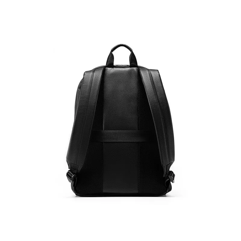 HLA PU Backpack Travel Laptop Bag Regular Unisex Black-3