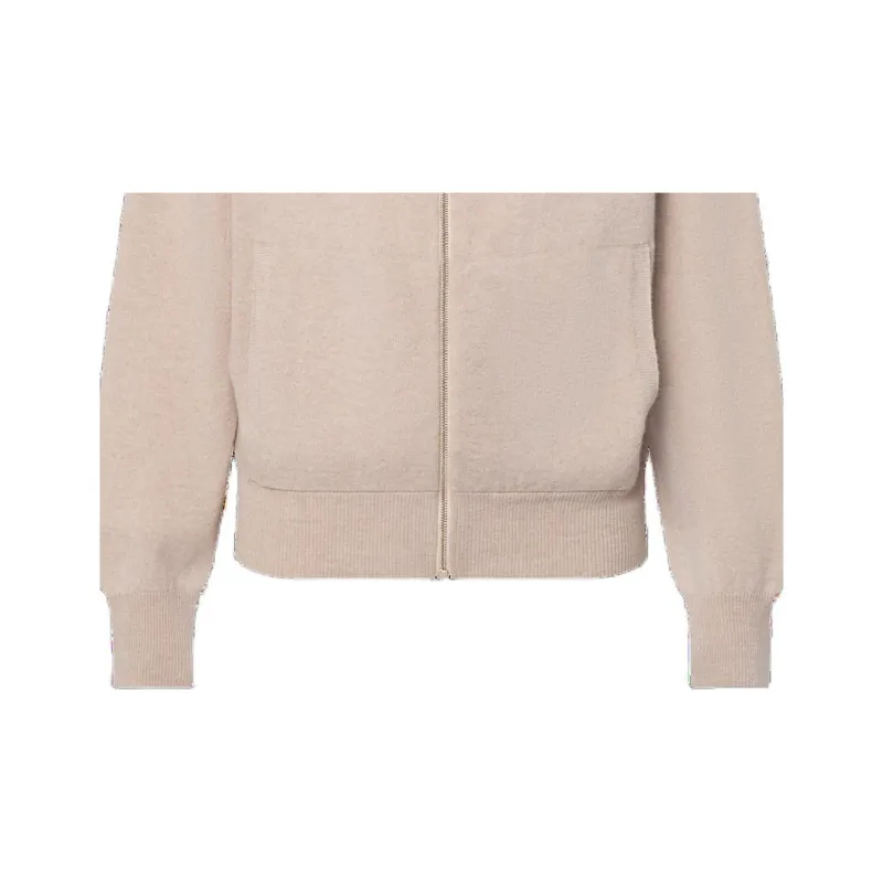LOUIS VUITTON Cashmere Zip Up Hoodie-6