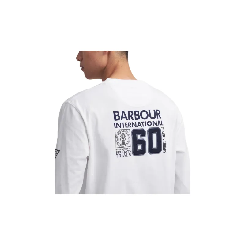 BARBOUR T Shirts Men White-5