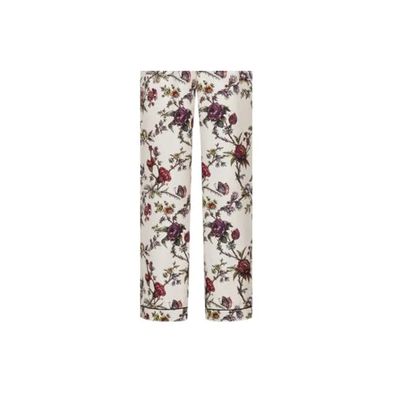 DIOR Chez Moi Pajama Pants Women's White-6