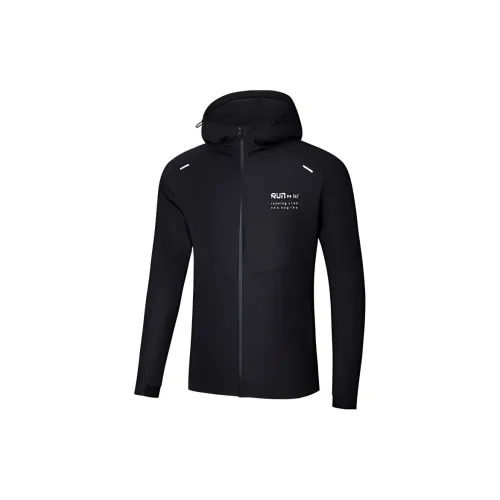 361° Waterproof And Windproof Windbreaker Jacket Men's Winter Training Black