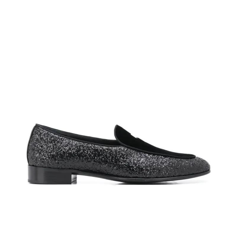 Giuseppe Zanotti/GZ Rudolph Loafers Men's Silver Gray-1