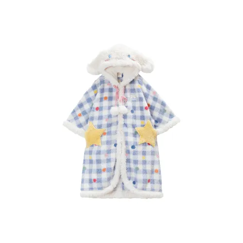 GUKOO x YUGUIGOU Bath Robes Women's Night Blue
