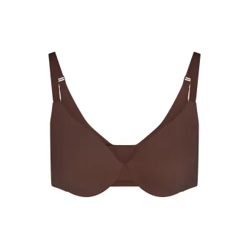 SKIMS FW24 SMOOTHING INTIMATES FULL COVERAGE BRA Bra Women's 1 Pack COCOA/Cocoa