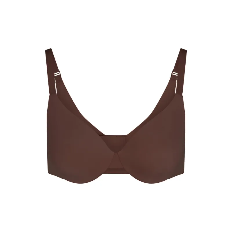 SKIMS FW24 SMOOTHING INTIMATES FULL COVERAGE BRA Bra Women's 1 Pack COCOA/Cocoa-0