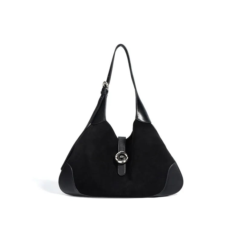 FAIRWHALE Matte Cowhide Leather Shoulder Bag Regular Women's Multicolor-5