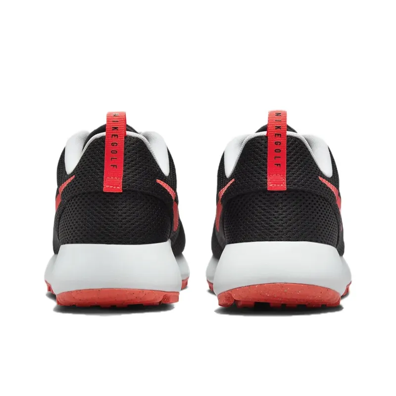 Nike Roshe G Anti Slip Wear Resistant Low Top Golf Shoes Unisex Black Red-4