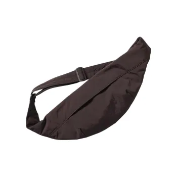 UNIQLO Nylon Crossbody Bag Regular Unisex Dark Brown