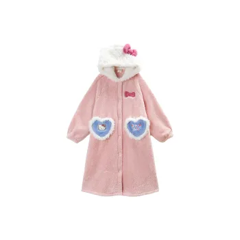GUKOO x Hellokitty Pajama Robe Women's Heavenly Pink