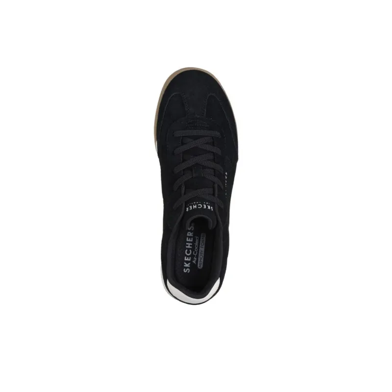 Skechers Anti Slip Wear Resistant Low Top Skateboard Shoes Men's Black-2