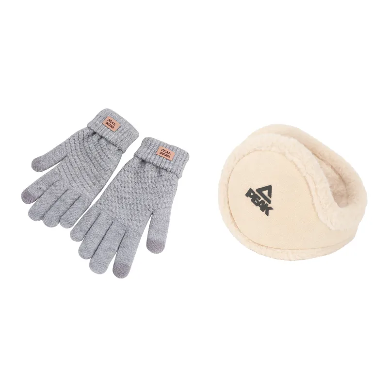 PEAK Acrylic Knit Gloves Unisex Multiple Colors-12