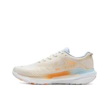 XTEP Anti Slip Wear Resistant Low Top Casual Running Shoes Women's Orange Blue