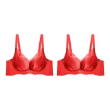 [2 Pack]Red+Red